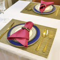 Square Solid Washable Polyester Soft Cloth Napkins