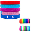 Debossed Color Fill Silicone Wristband