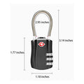 Three-digit Combination TSA Approved Luggage Locks