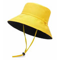 Polyester Cotton Large Brim Bucket Hat