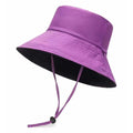Polyester Cotton Large Brim Bucket Hat