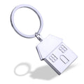 Creative House Shape Pendant Metal Keychain