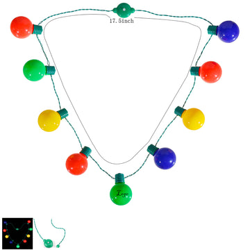 9 Lights Bulb Necklace