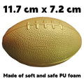 5" Gold Soft PU Foam Football Stress Reliever