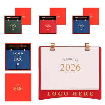 2026 Vertical Flip Desk Calendar Gift Box Set