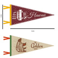 Custom Full Color Single Sided Felt Pennant