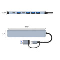 Aluminium 7 in 1 USB C Hub