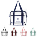 Clear Zippered Safety Tote Bag