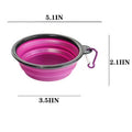 12 oz Collapsible Silicone Pet Bowl with Carabiner