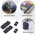 Aluminum Luggage Tag With Aircraft Hollow Pattern