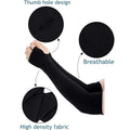 Uv Protection Unisex Arm Cooling Sleeves W/Thumb Loop