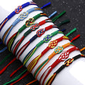 Olympic Handmade Country Flags Infinity String Bracelet