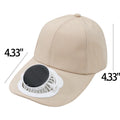 Solar Powered Fan Cap