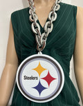 Plastic Chain Necklace With EVA Tag