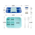 5-Compartment Lunch Box With Sauce Container