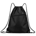 Oxford Cloth Drawstring Shoulder Bag With Drawstring Pocket