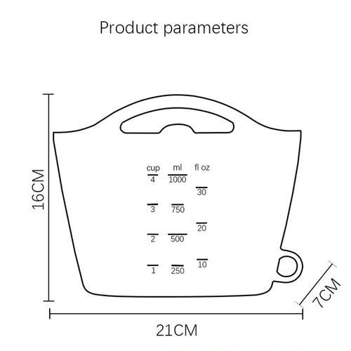 1000Ml Silicone Storage Bag