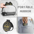 Pocket Small Round Portable Folding Makeup Mirror