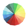 38'' Colorful Umbrella 16 Ribs With Waterproof Cover