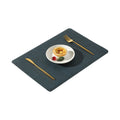 Double-Sided Fabric-Textured Leather Placemat