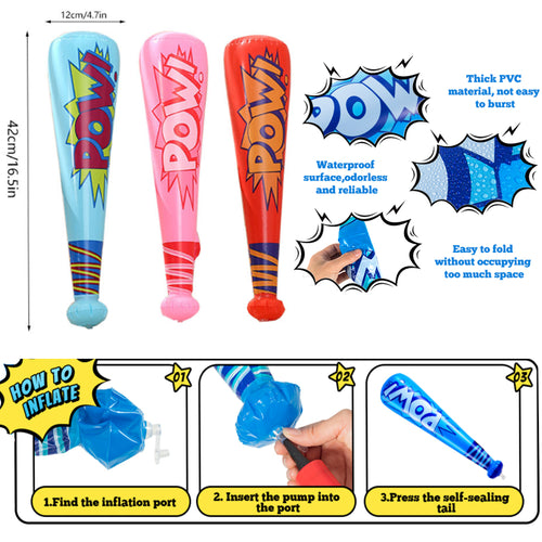 17 Inch Pow Inflatable Baseball Bats
