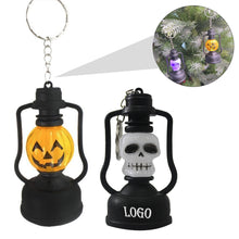 Halloween Keychain Glowing Pumpkin/Skull Lamp