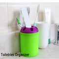 Plastic Pen Holder Vase Toothbrush Holder Makeup Brush Cup