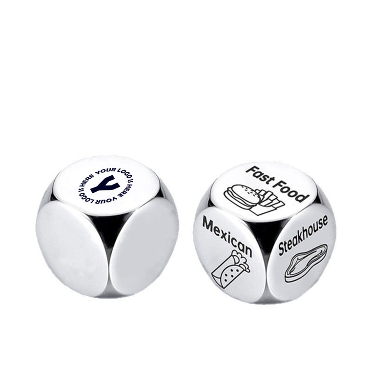 Stainless Steel 6 Sided Dice
