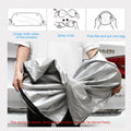 Car Windshield Sun Shade with Storage Pouch
