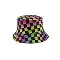 Flat Top Bucket Hat With Short Brim