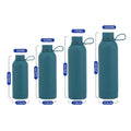 17Oz Narrow Mouth Stainless Steel Fitness Water Bottle