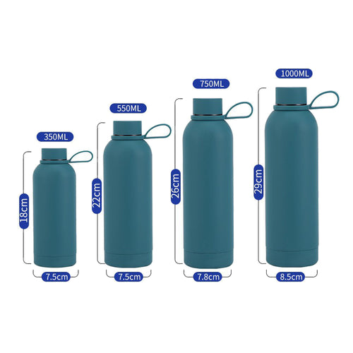 17Oz Narrow Mouth Stainless Steel Fitness Water Bottle