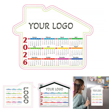 Full Year Monthly Magnetic Calendar For Fridge