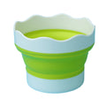 Collapsible Silicone Paint Brush Cleaner Bucket