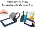 PU Travel Boarding Pass Holder Luggage Tag