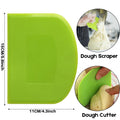 Plastic Dough Bowl Scraper Cutter
