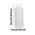 16-Ounce 3-Hole Kitchen Sauce Squeeze Bottle