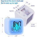 Color-Changing Light Electronic Alarm Clock