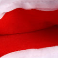 Christmas Cozy Plush Red And White Holiday Hat