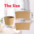 Disposable Coffee Kraft Cup Sleeve