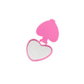 Compact Foldable Heart-Shaped Mirror