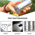 Stainless Steel Seasoning Shaker With Top Rotatable Cover