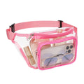 Clear PVC Waist Pack With Zipper Pocket