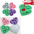 Heart Shaped Silicone Ice Cube Tray For Tumbler Cups