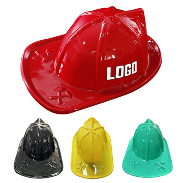 PET Disposable Plastic Children's Toy Fire Helmet