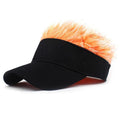 Men's Fun Sun Hat With Wig