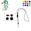 Zipper Lanyard With Custom Tag