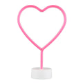 Heart Shaped Led Neon Signs With Stand