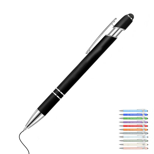 2 In 1 Aluminum Handle Touch Ballpoint Pen