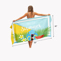 Oversized Microfiber Beach Towel 59" x 30"